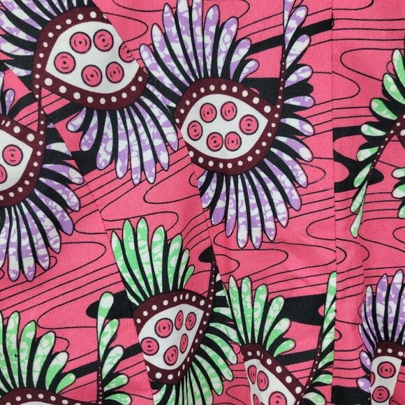 Handmade African Print Bell Sleeve Top Blazer Sz M Beaded Colorful Flattering - Picture 3 of 10